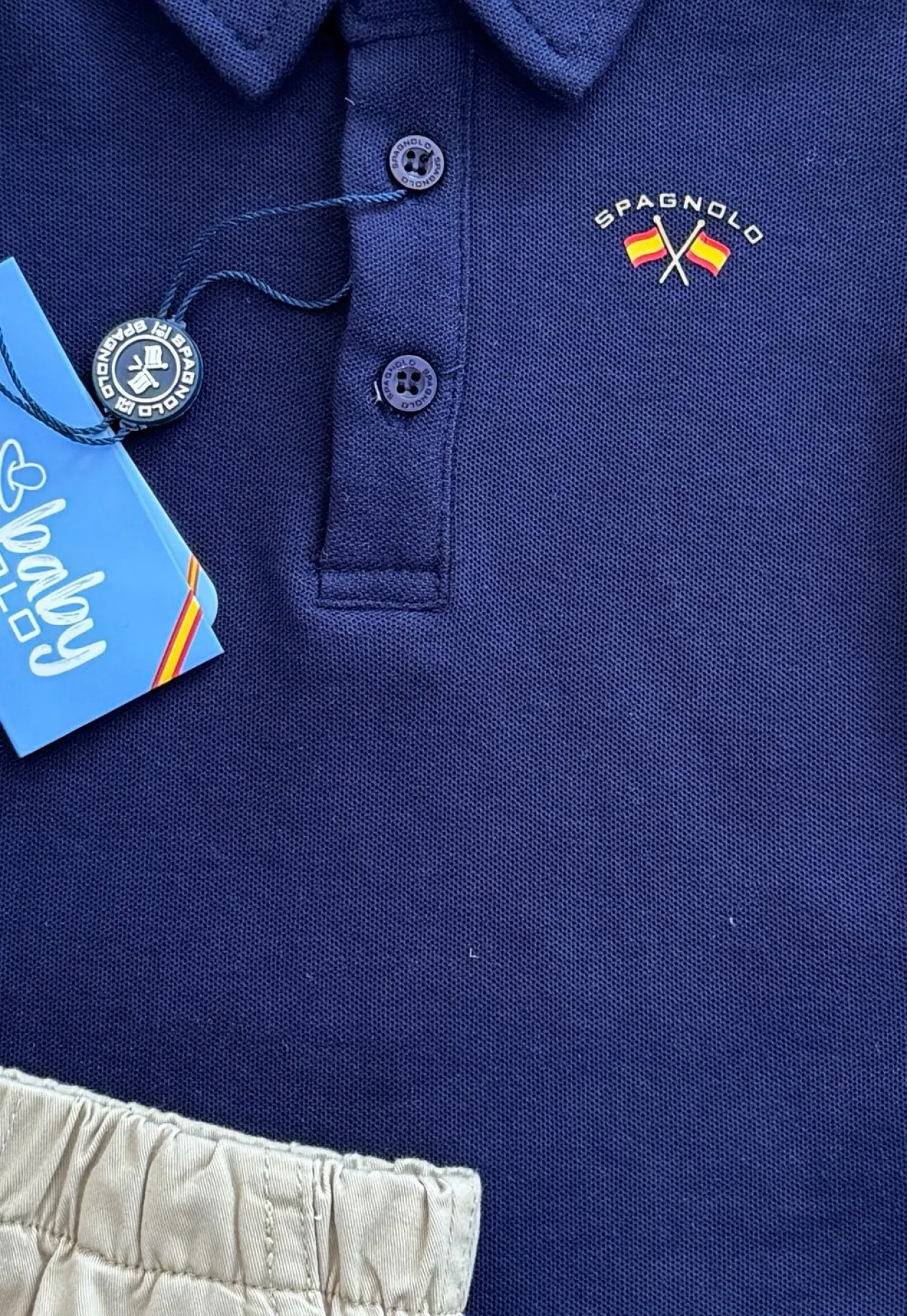 Conjunto para niño Polo y pantaloncito de spagnolo