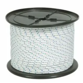 CUERDA NYLON TRENZ. BLANCO-AZUL  8MM