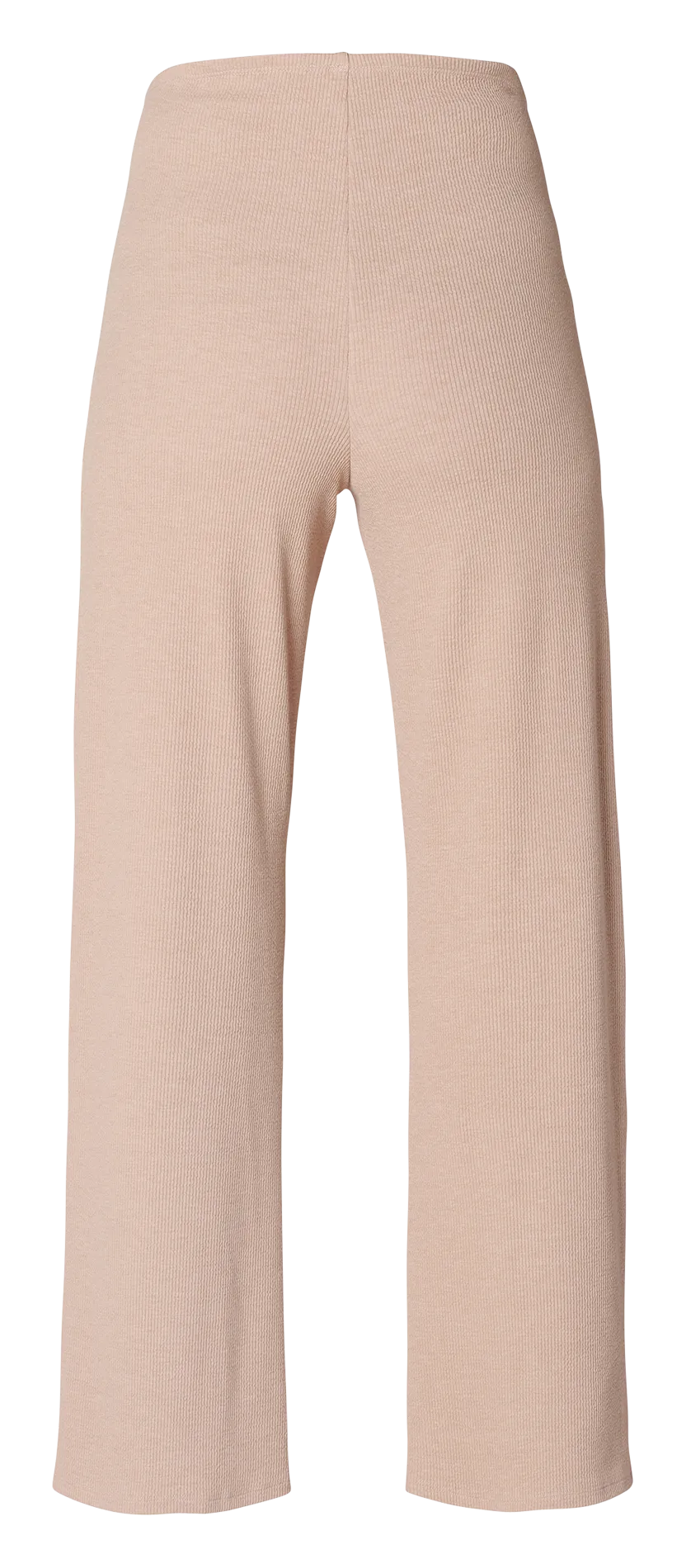 EDIME - Pantalón recto elástico de premamá en beige