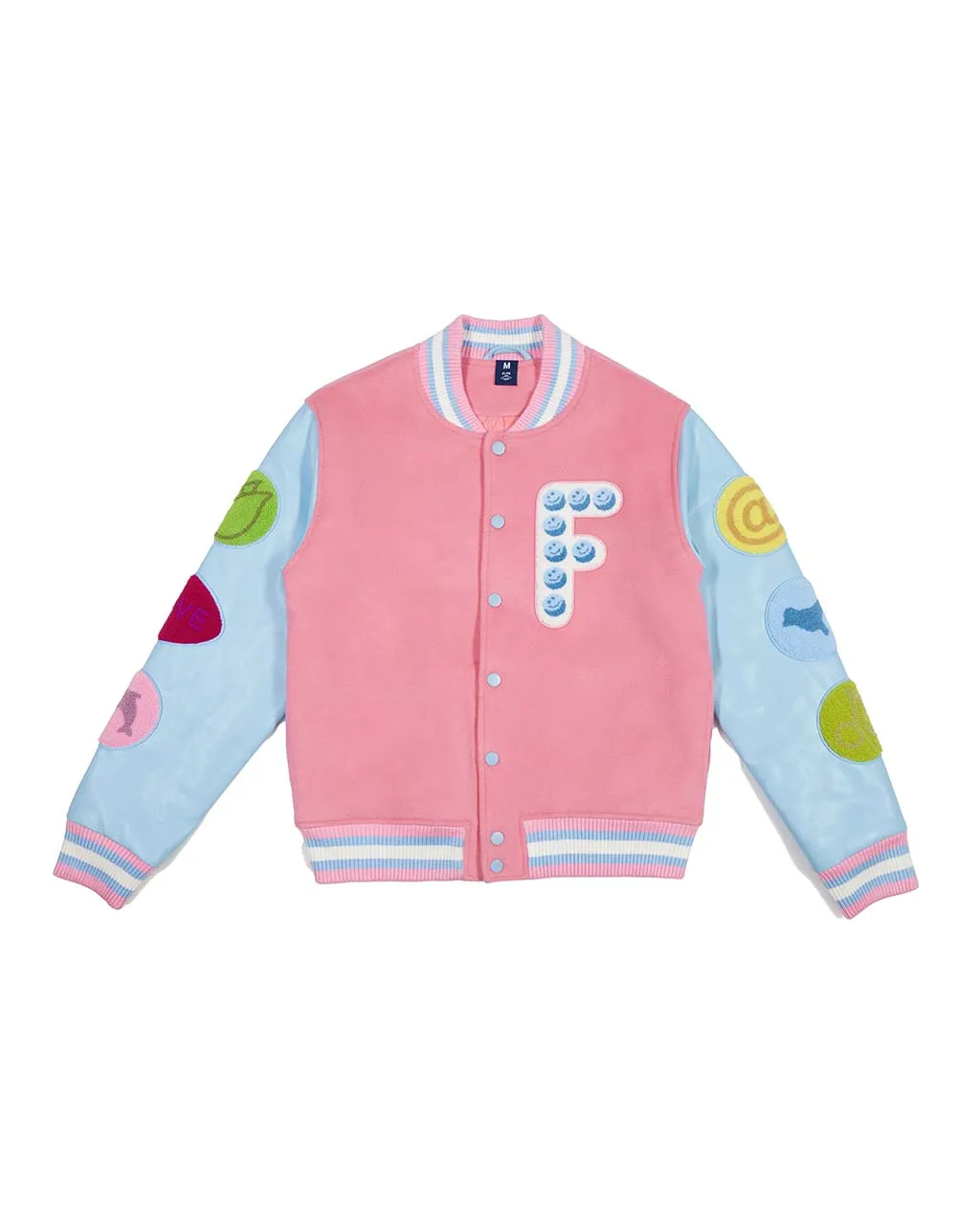 Flan Labs Happy Pill Varsity Jacket