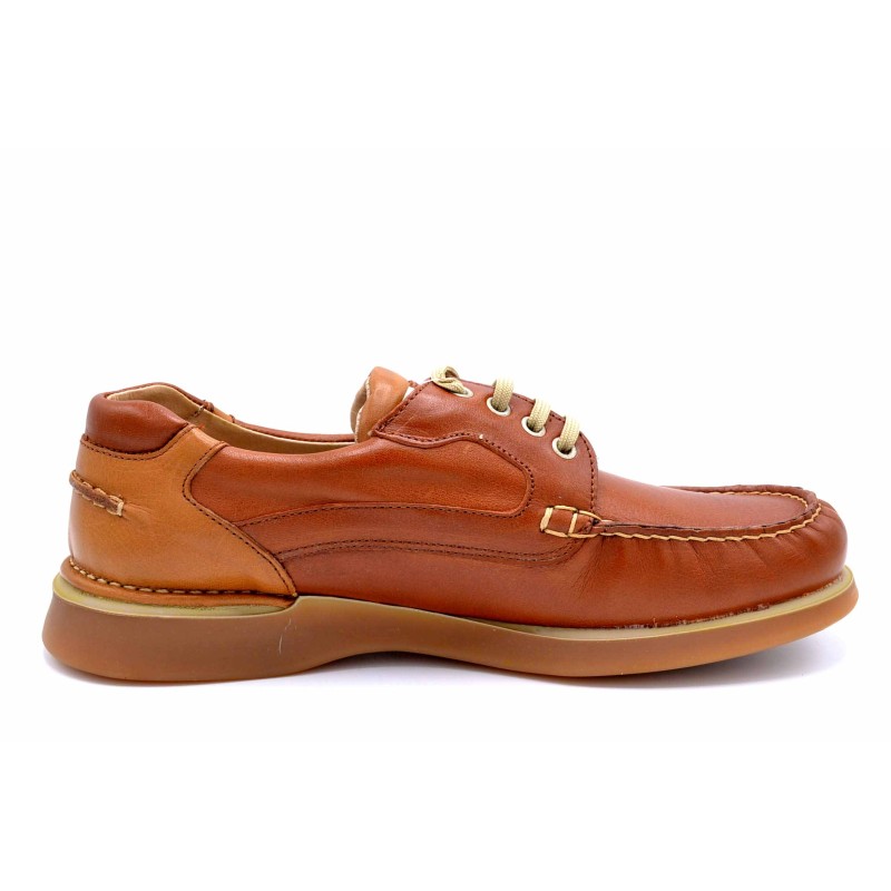 Fluchos 3491 cuero tan | Zapato de piel con cordones