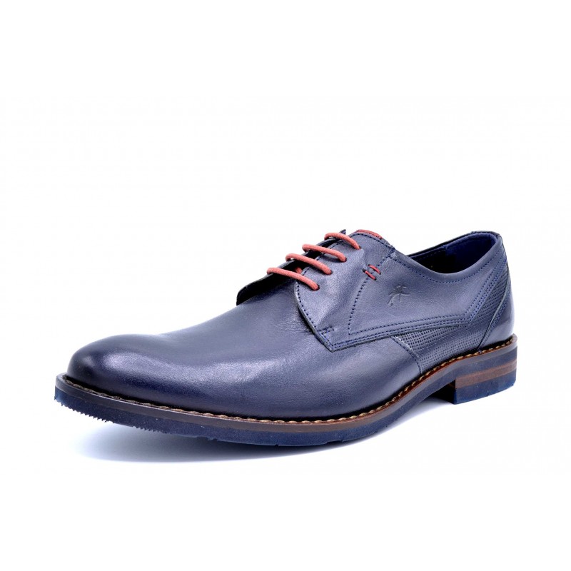 Fluchos Olimpo F0137 Azul | Zapato de vestir con cordones