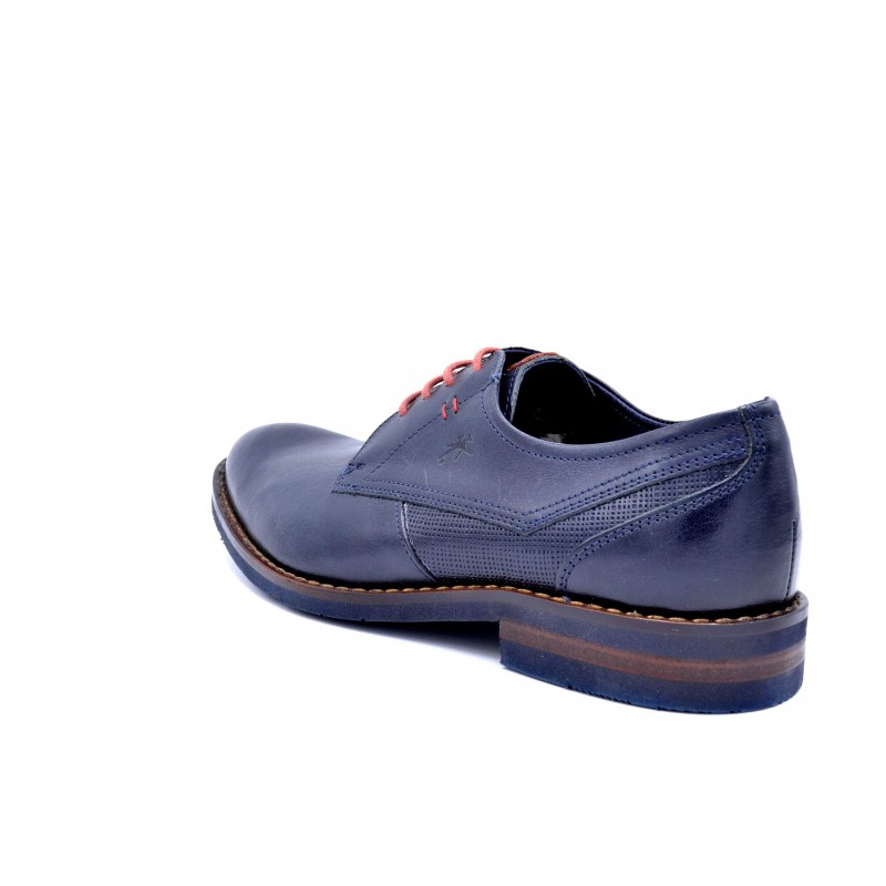 Fluchos Olimpo F0137 Azul | Zapato de vestir con cordones