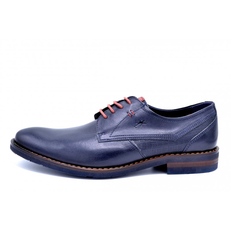 Fluchos Olimpo F0137 Azul | Zapato de vestir con cordones