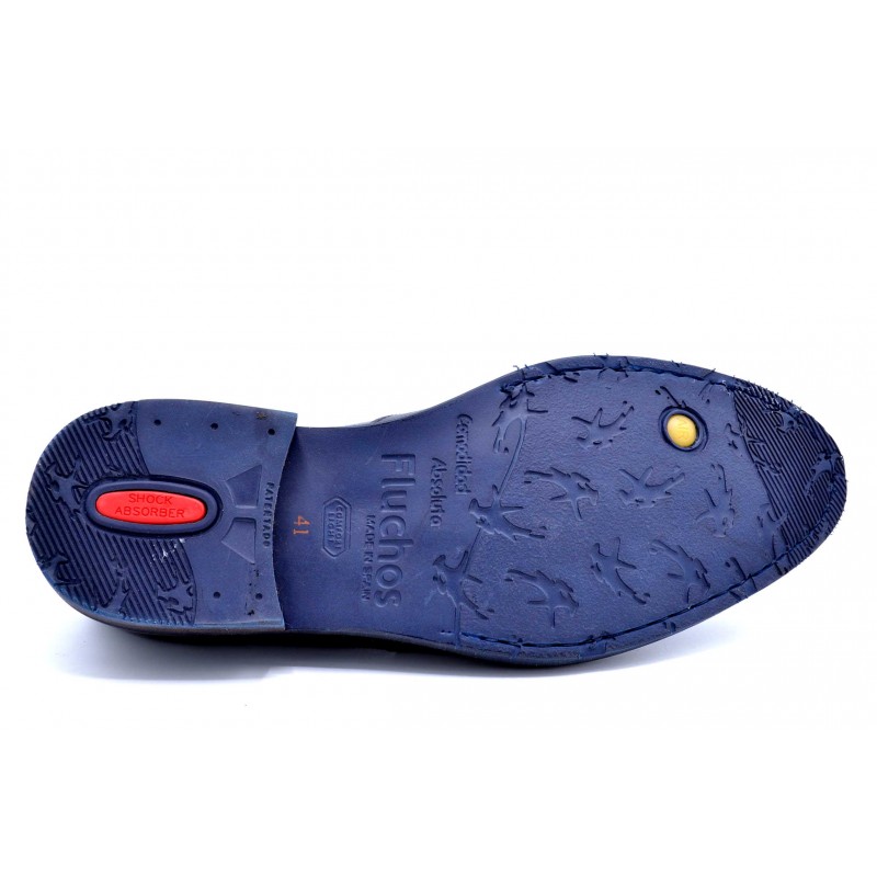 Fluchos Olimpo F0137 Azul | Zapato de vestir con cordones