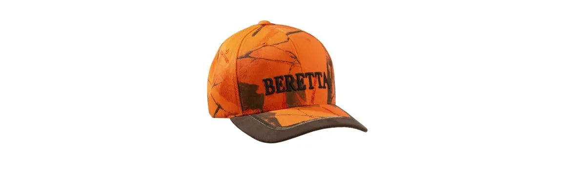 Gorra Beretta Camo Real Tree Max 5 Naranja