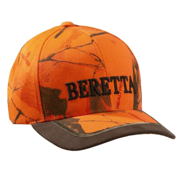 Gorra Beretta Camo Real Tree Max 5 Naranja