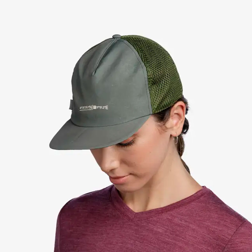 GORRA BUFF TRUCKER PACK SOLID MILITARY