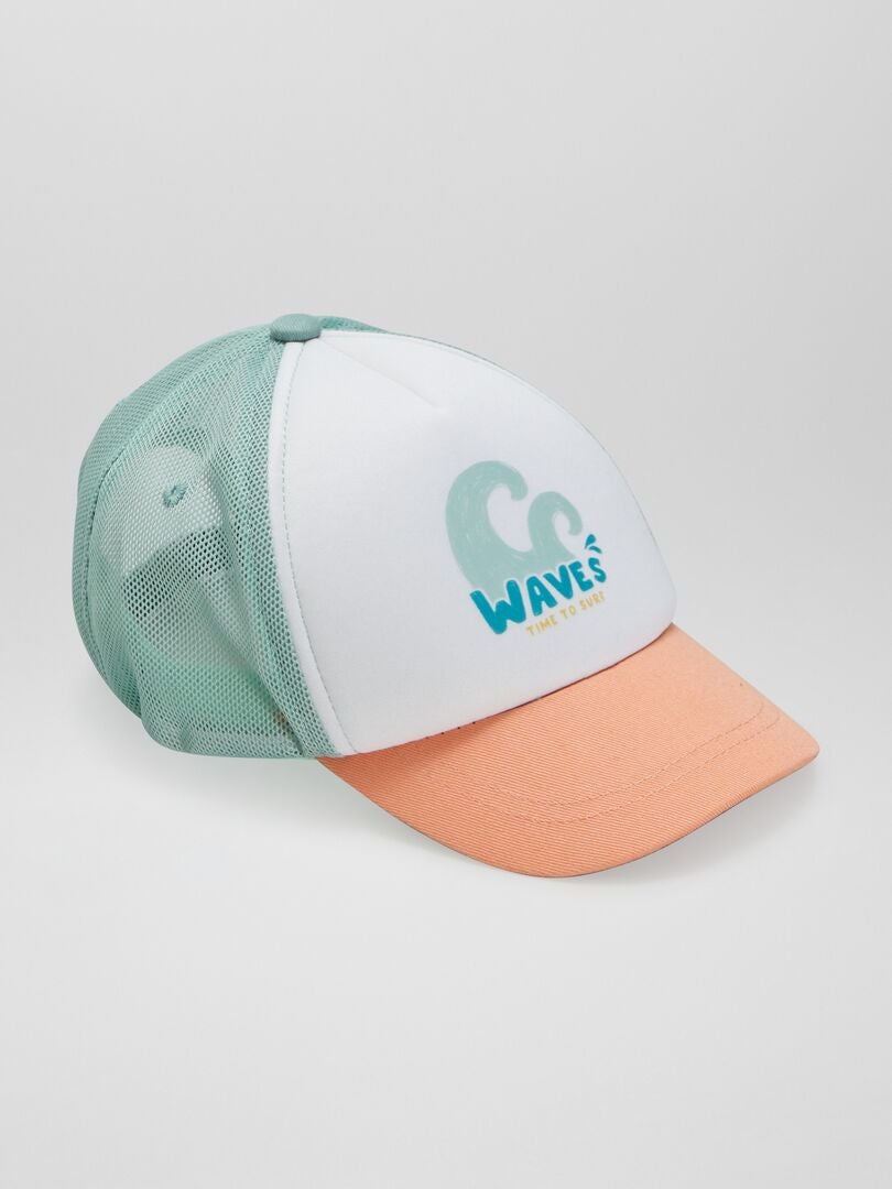 Gorra con estampado surf - BLANCO