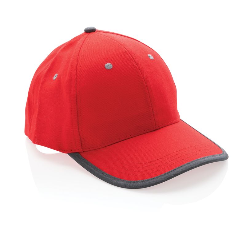 Gorra de 6 paneles de algodón cepillado 280gr Impact AWARE ™