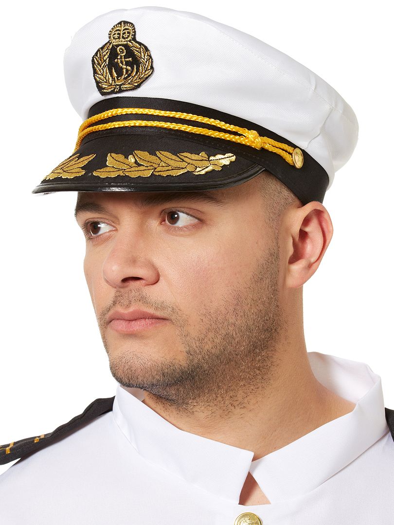 Gorra de capitán - blanco