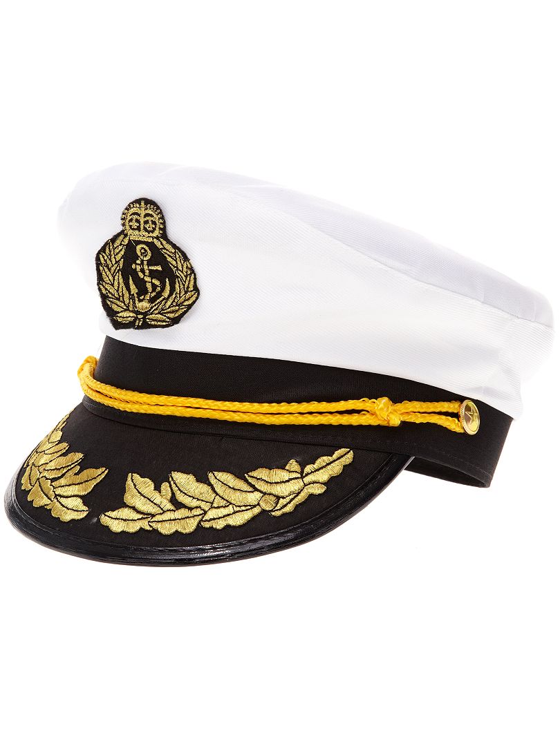 Gorra de capitán - blanco