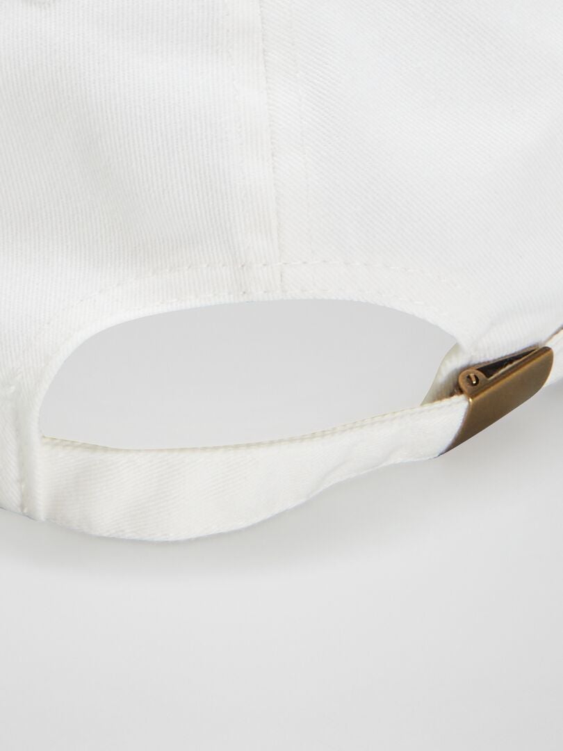 Gorra de tela - BLANCO