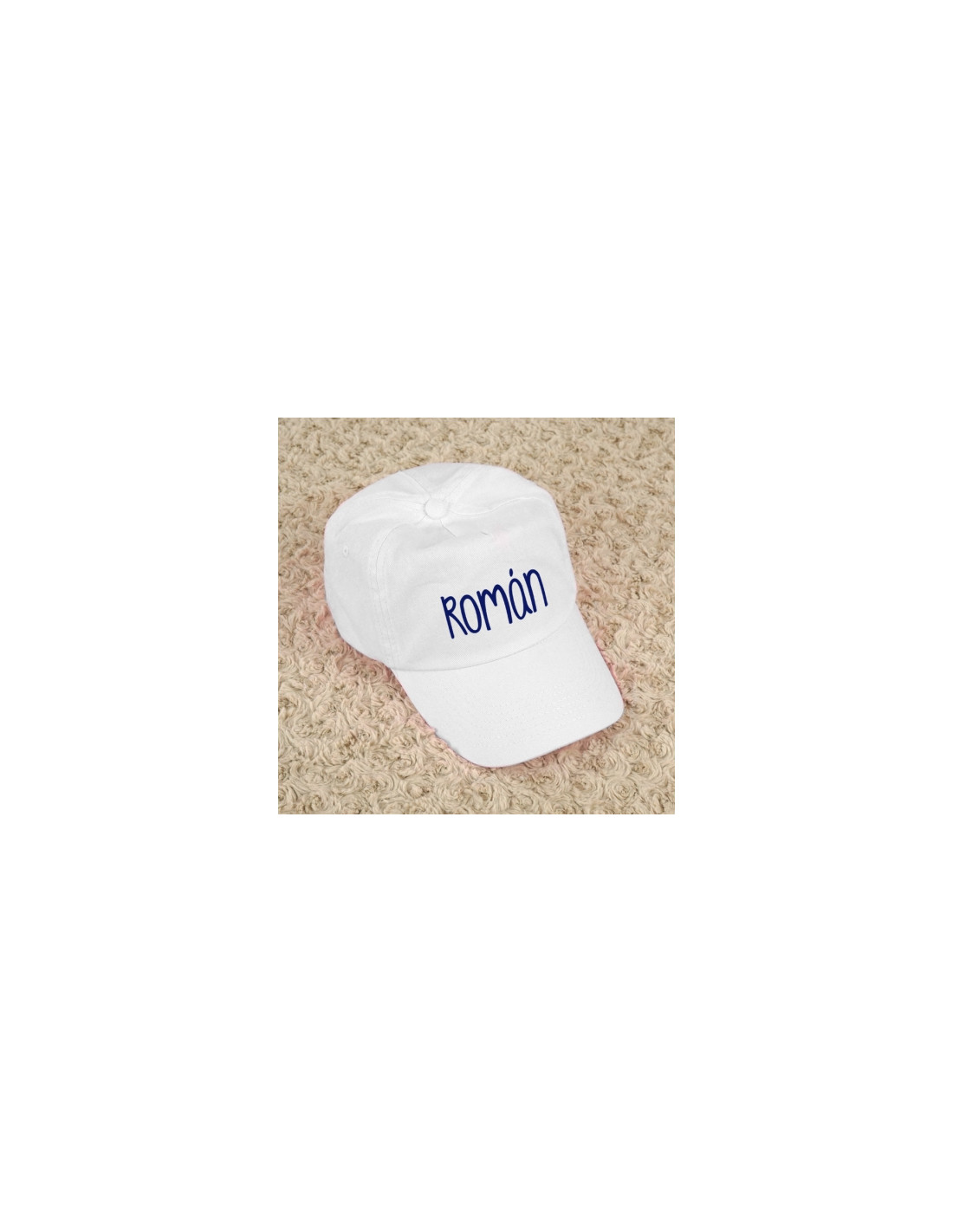 Gorra Junior Personalizada Blanca de Mi Pipo