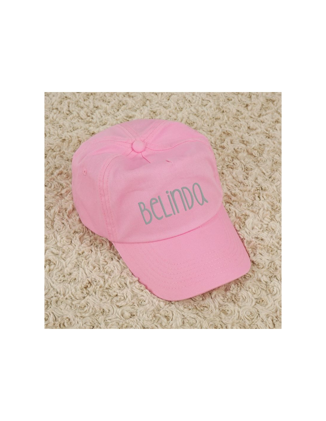 Gorra Junior Personalizada Rosa de Mi Pipo