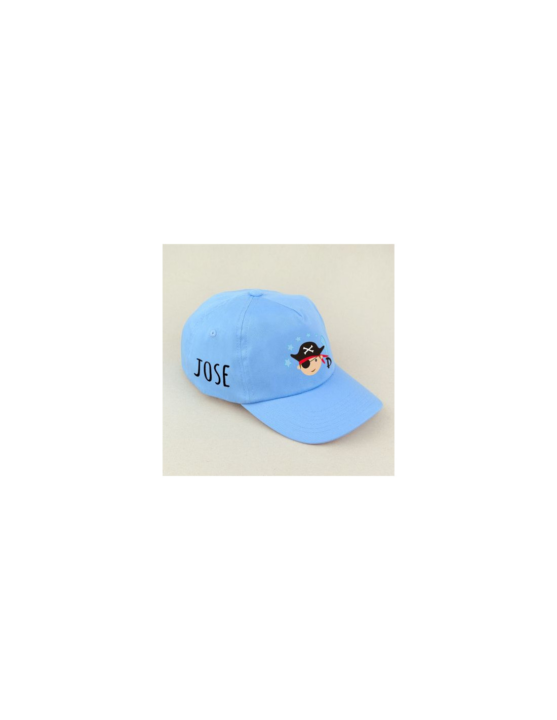 Gorra Junior Pirata Azul personalizada de Mi Pipo