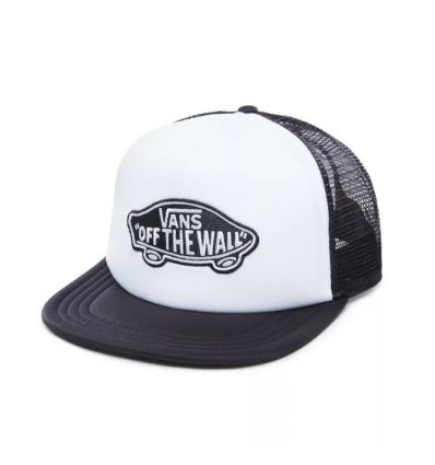 Gorra Vans Mn Classic Patch Trucker (blanco/negro)