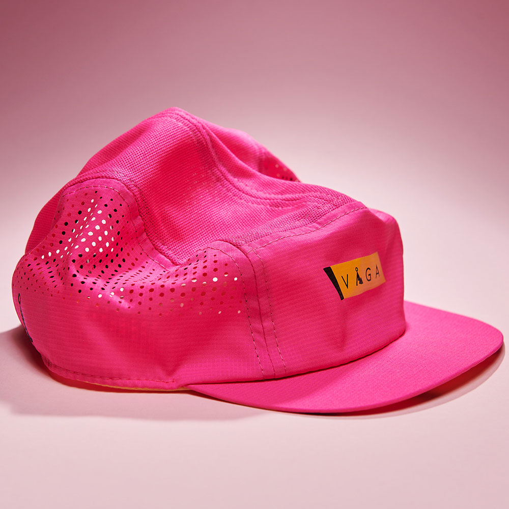 GORRA VÅGA FEATHER RACING CUP BRIGHT PINK / SUNBEAM ORANGE