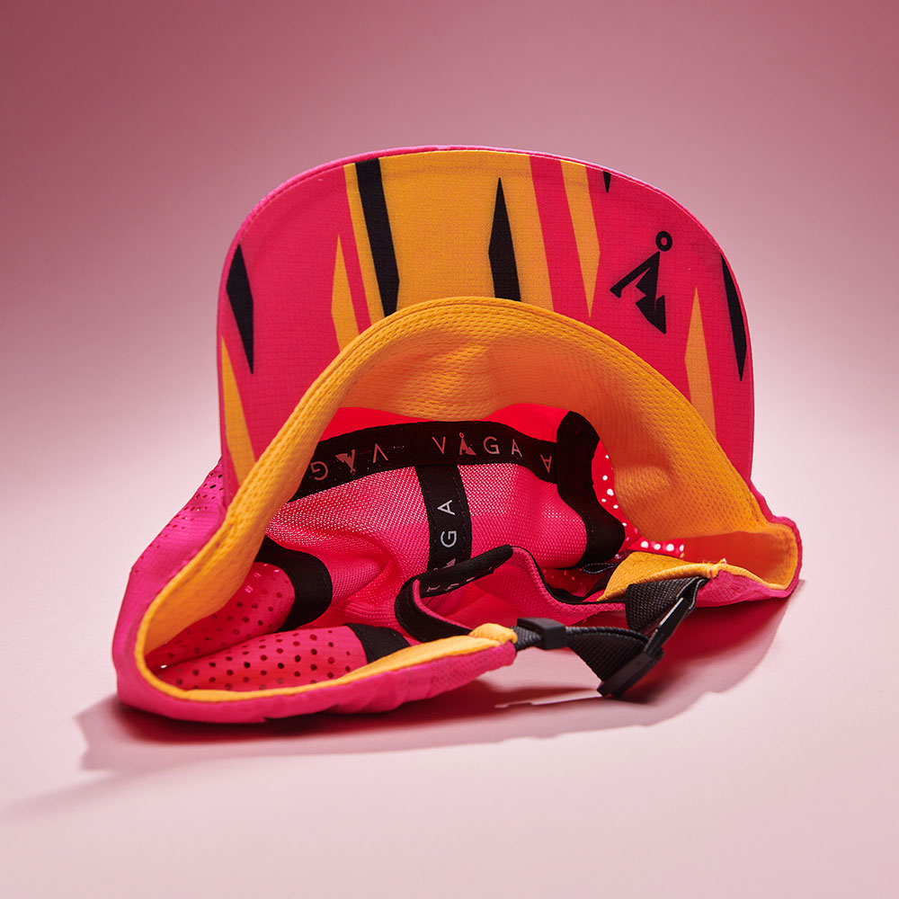 GORRA VÅGA FEATHER RACING CUP BRIGHT PINK / SUNBEAM ORANGE