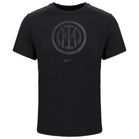 IM CAMISETA NEGRA LOGO ESCUDO NIKE HOMBRE