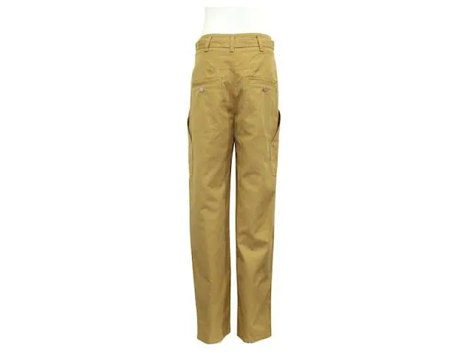 Isabel Marant Etoile Pantalón caqui de talle alto 