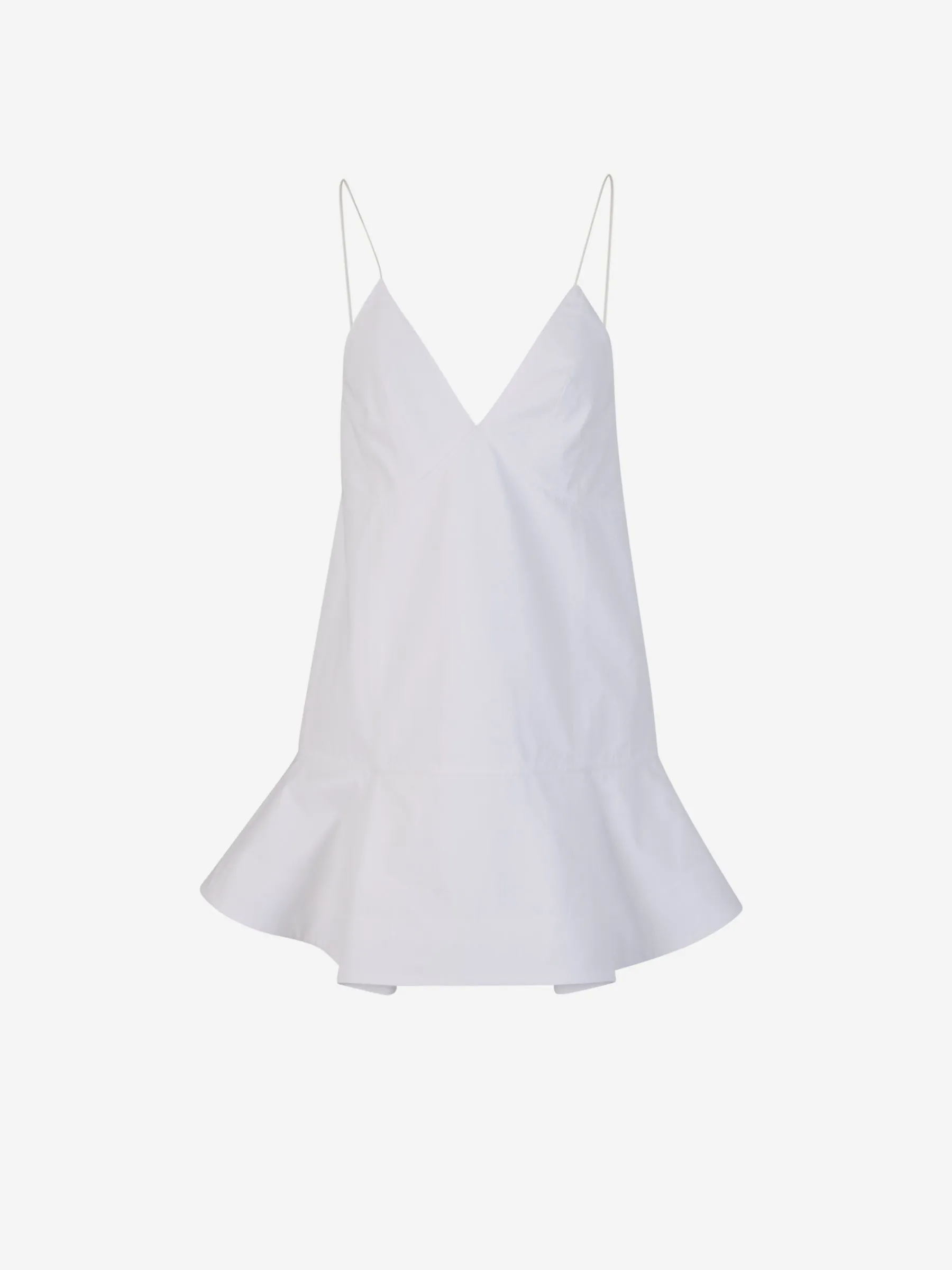 Khaite Vestido Mini Algodón