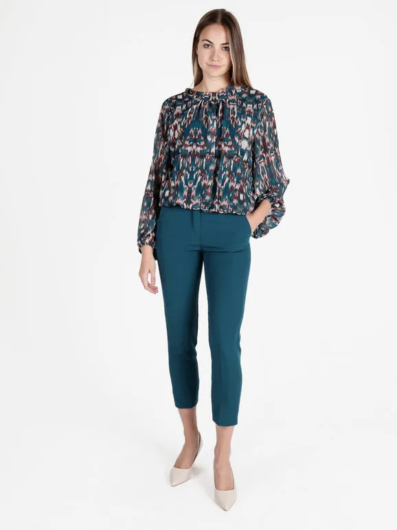 Melitea Pantalón estilo capri mujer