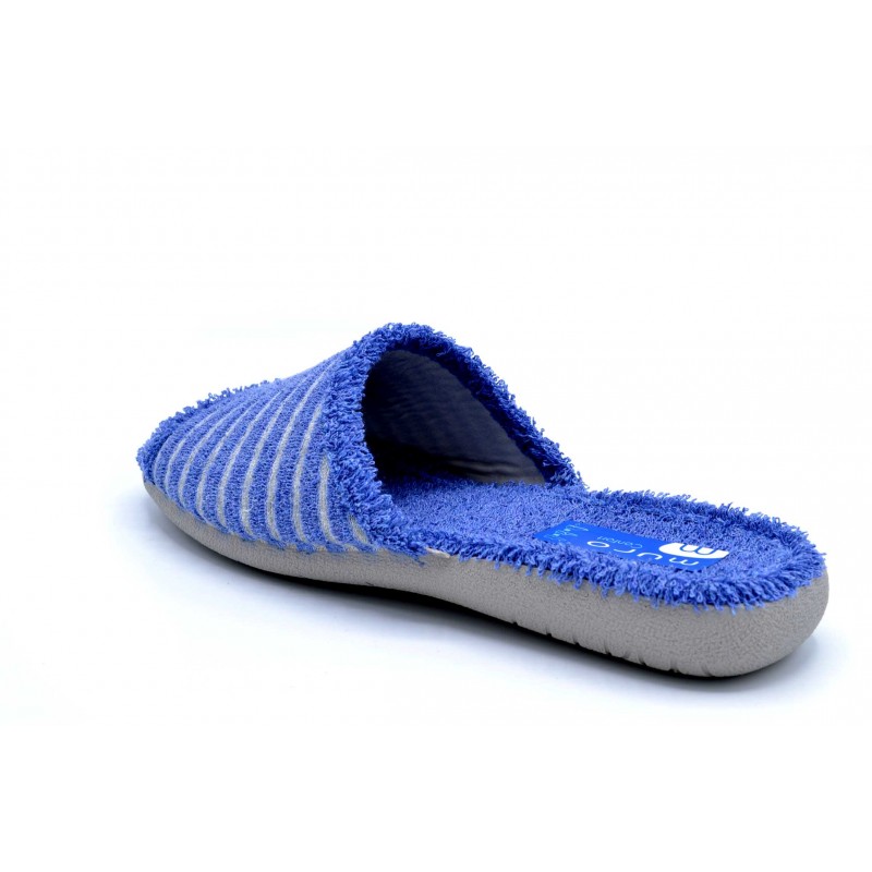 Muro 974 Azul | Zapatilla de casa abierta