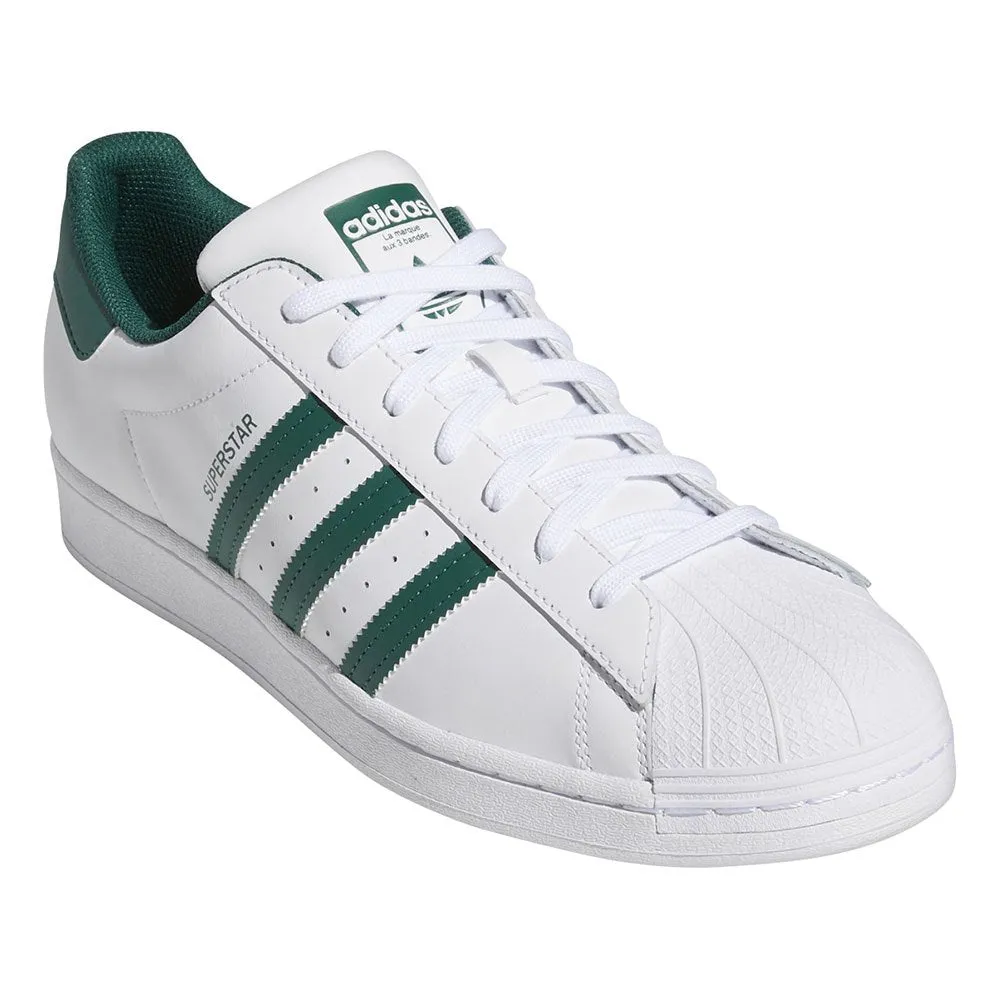 N370O Adidas concha Super Star originals blanco verde