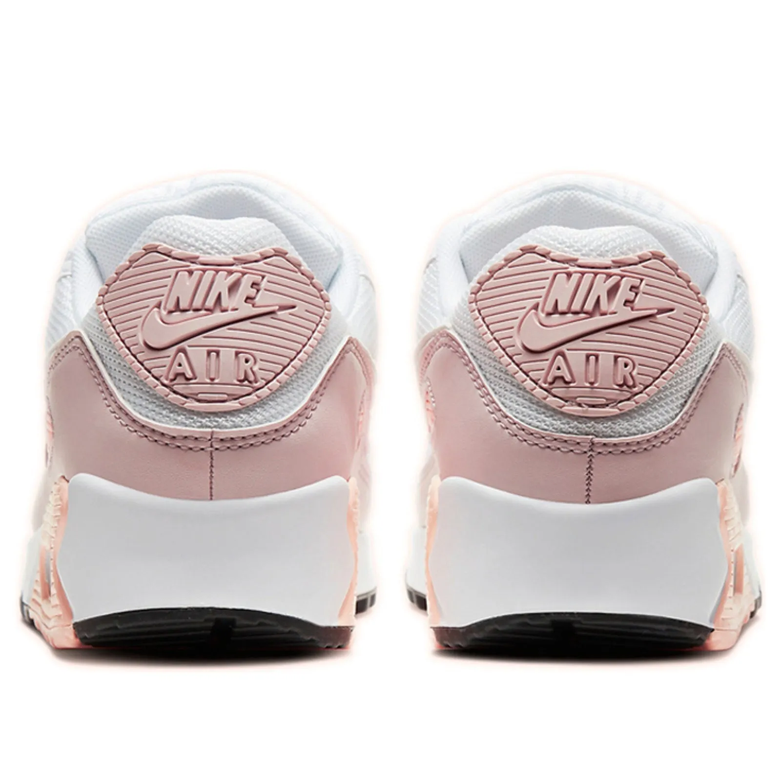 N370O Nike Air Max 90 NIKE WOMENS AIR MAX 90 WHITE BARELY ROSE CT1030-101