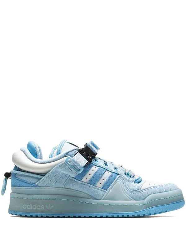 N372O ADIDAS FORUM LOW BUCKLE DE BAD BUNNY BLUE TINT azul cielo