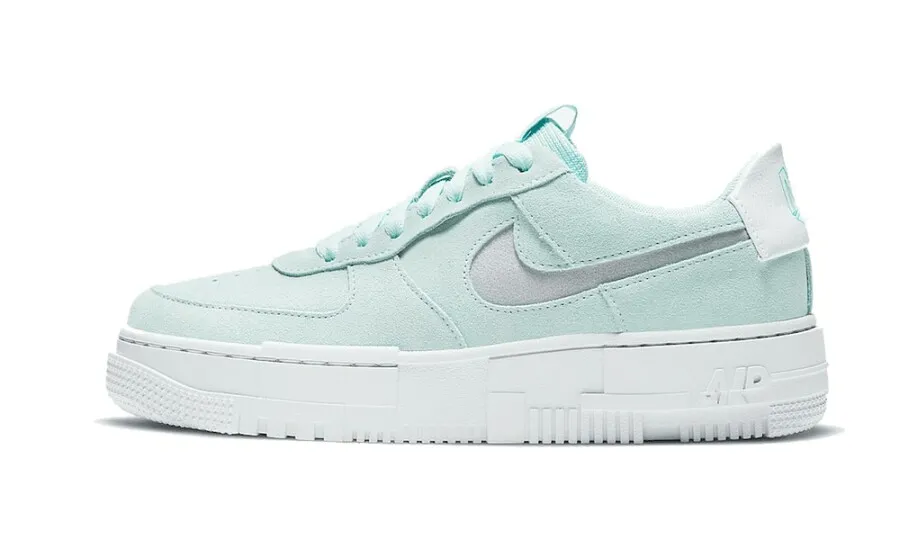 Nike Air Force 1 Pixel Mint Green Suede