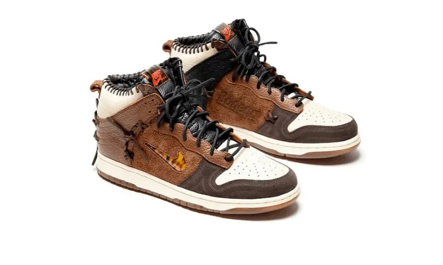 Nike Dunk High Bodega Legend Fauna Brown