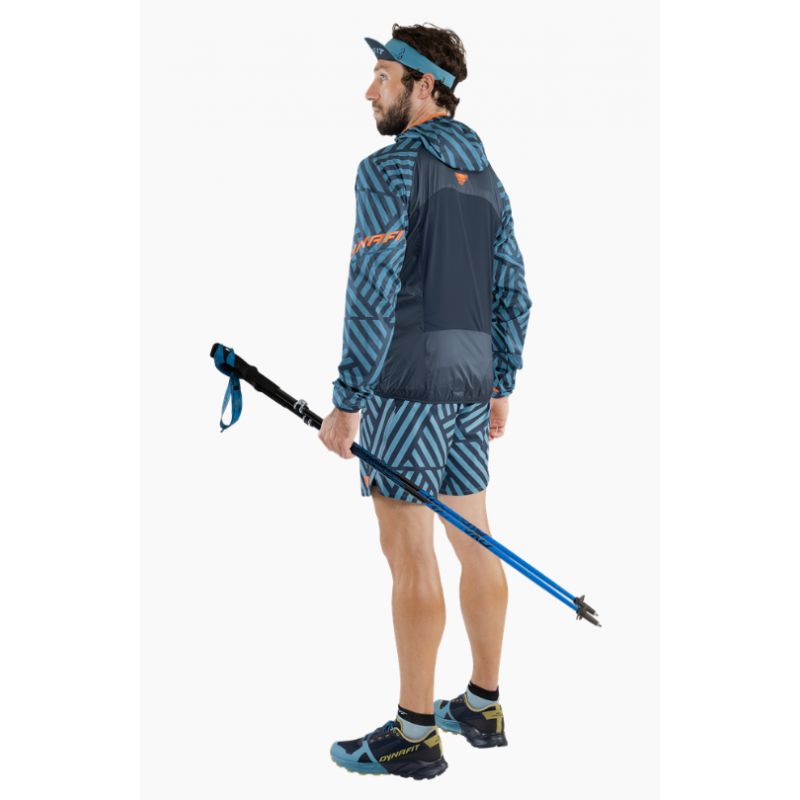 Pantalones cortos de trail running Dynafit TRAIL GRAPHIC 2/1 SHORTS (azul tormenta RAZZLE DAZZLE) Hombre