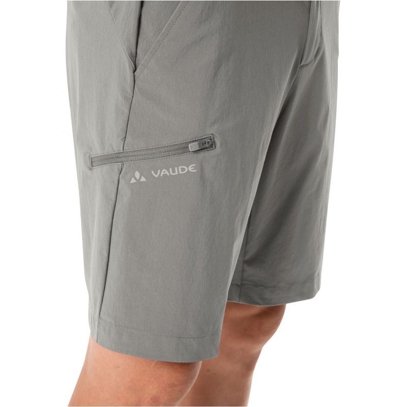 Pantalones cortos Vaude farley stretch II para hombre (gris piedra)