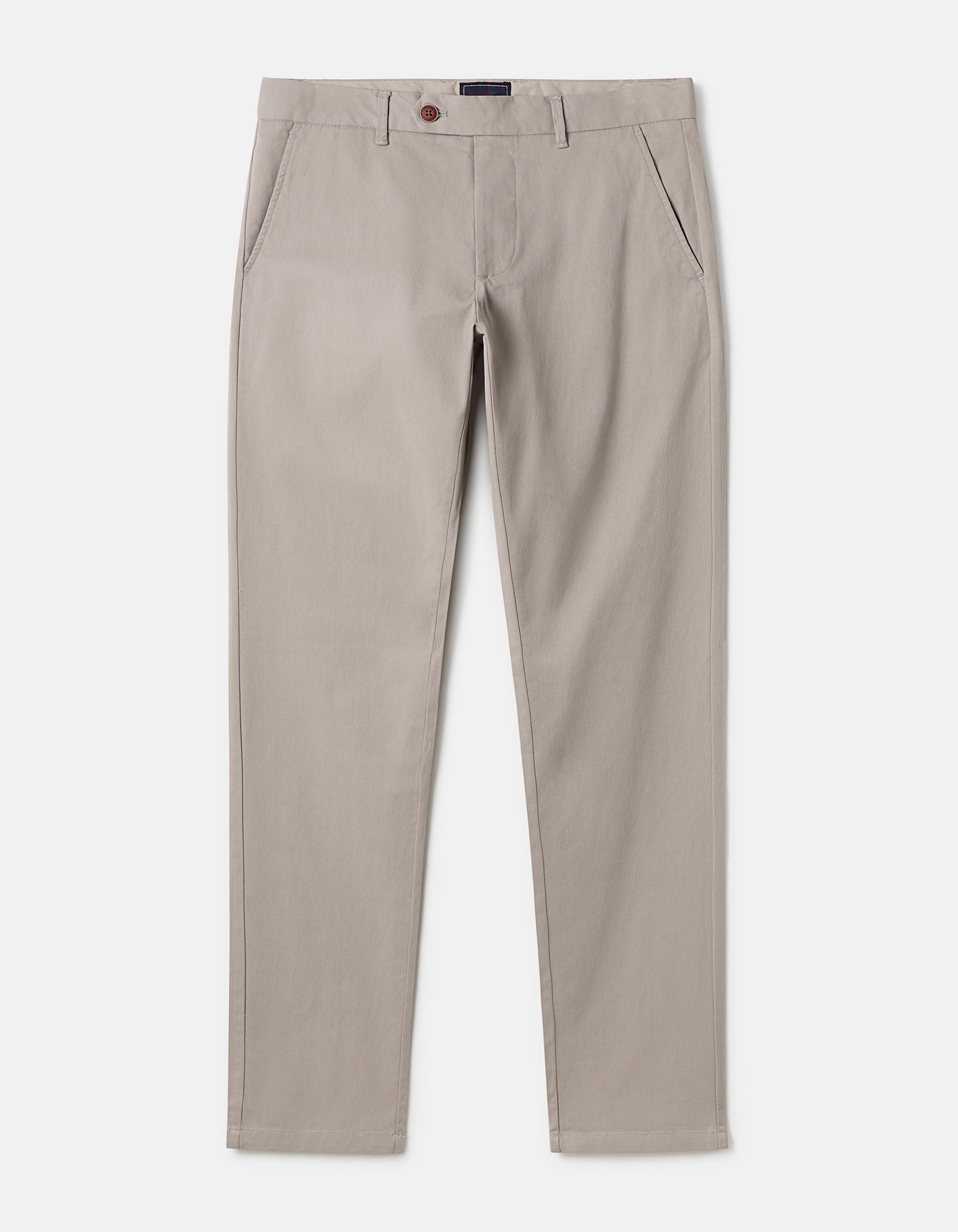 Pantalón chino básico algodón perchado