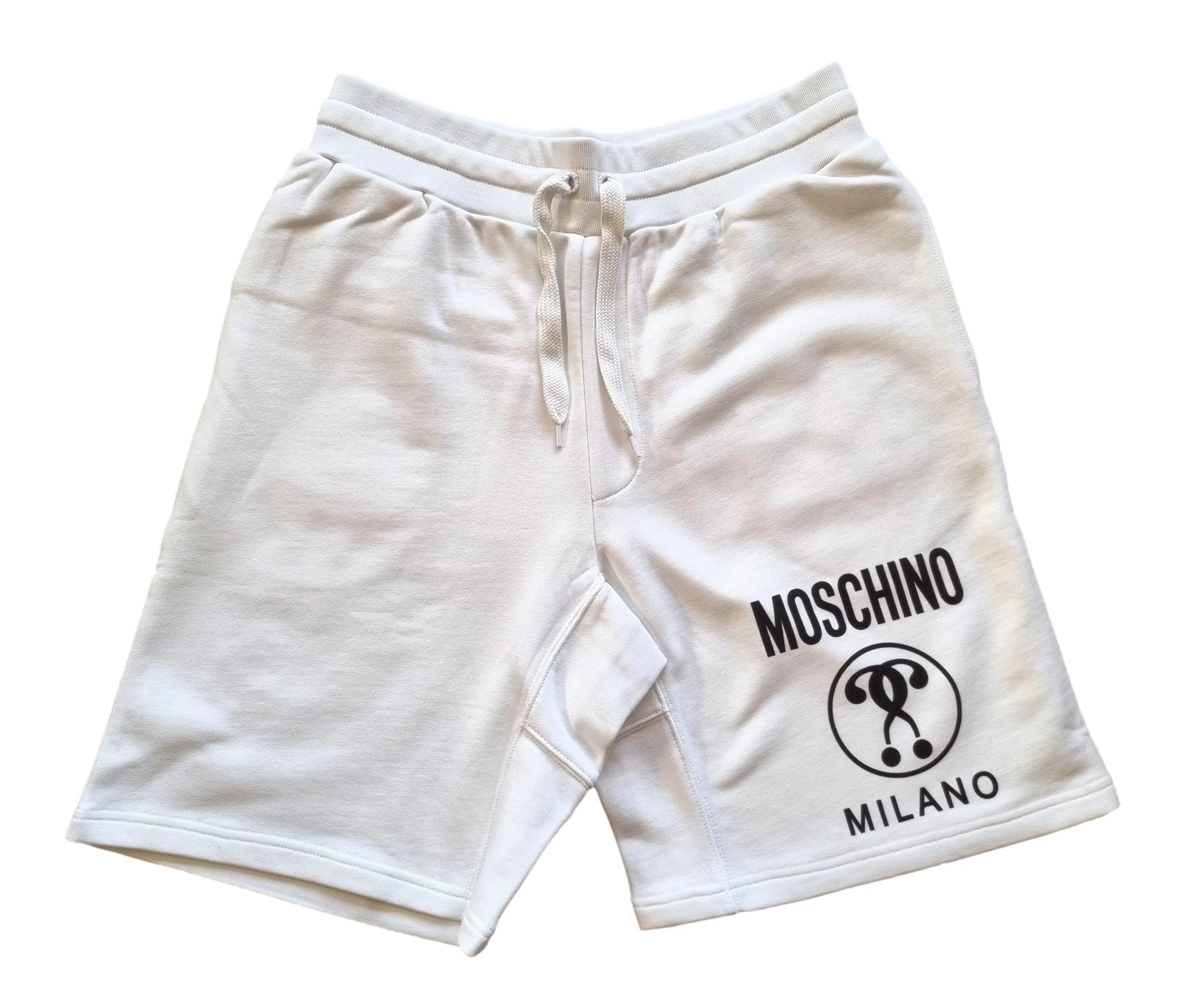 Pantalón corto de hombre MOSCHINO question ZPA0302 blanco