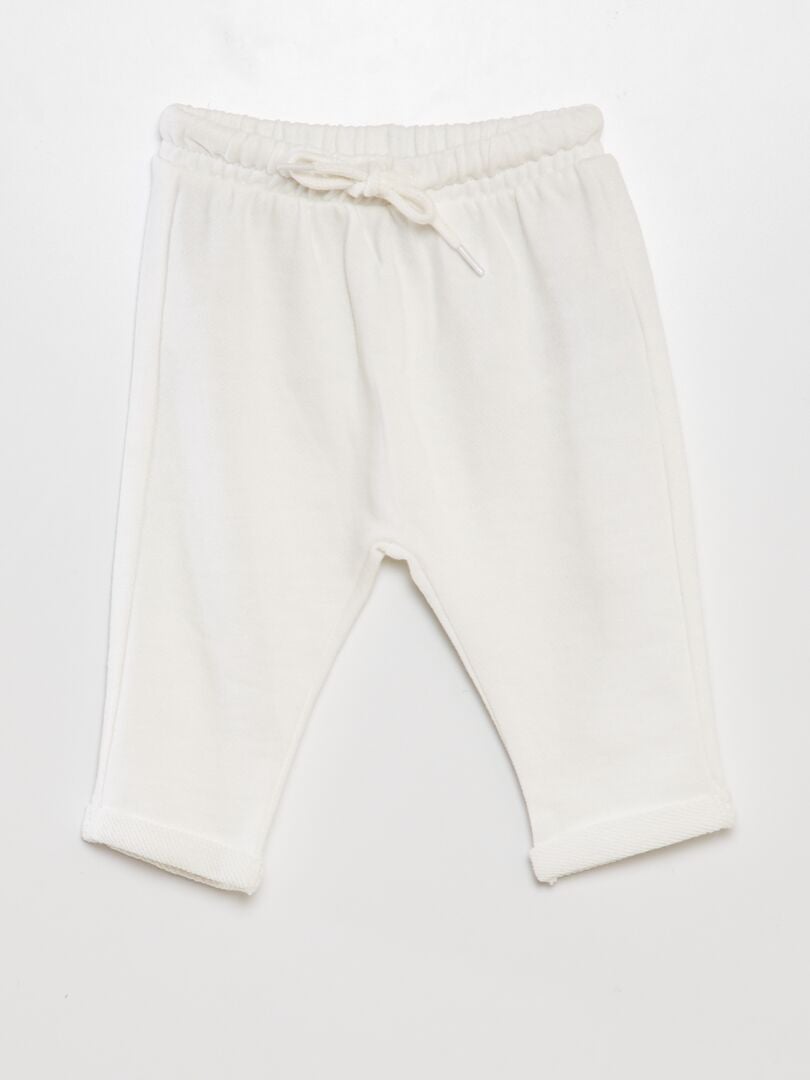 Pantalón de jogging - BLANCO