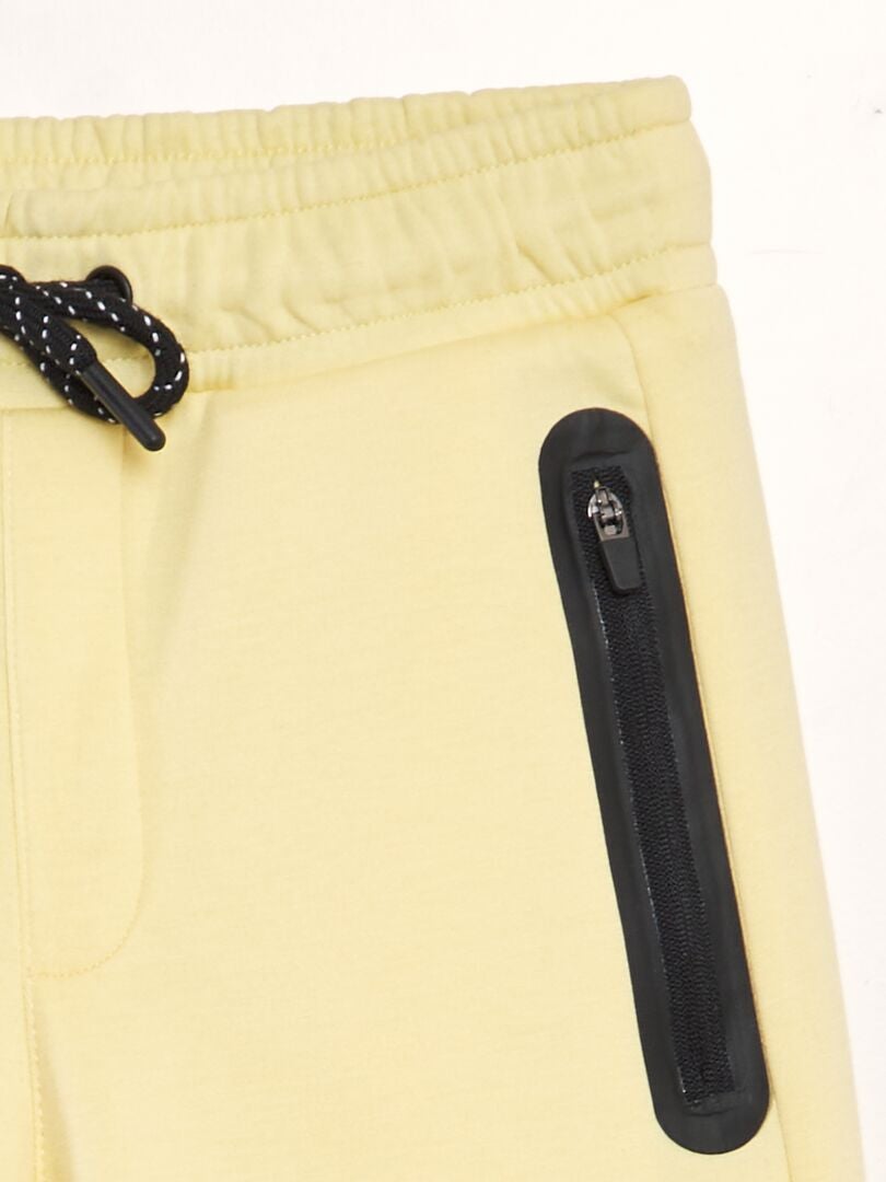 Pantalón de jogging de deporte de neopreno - AMARILLO