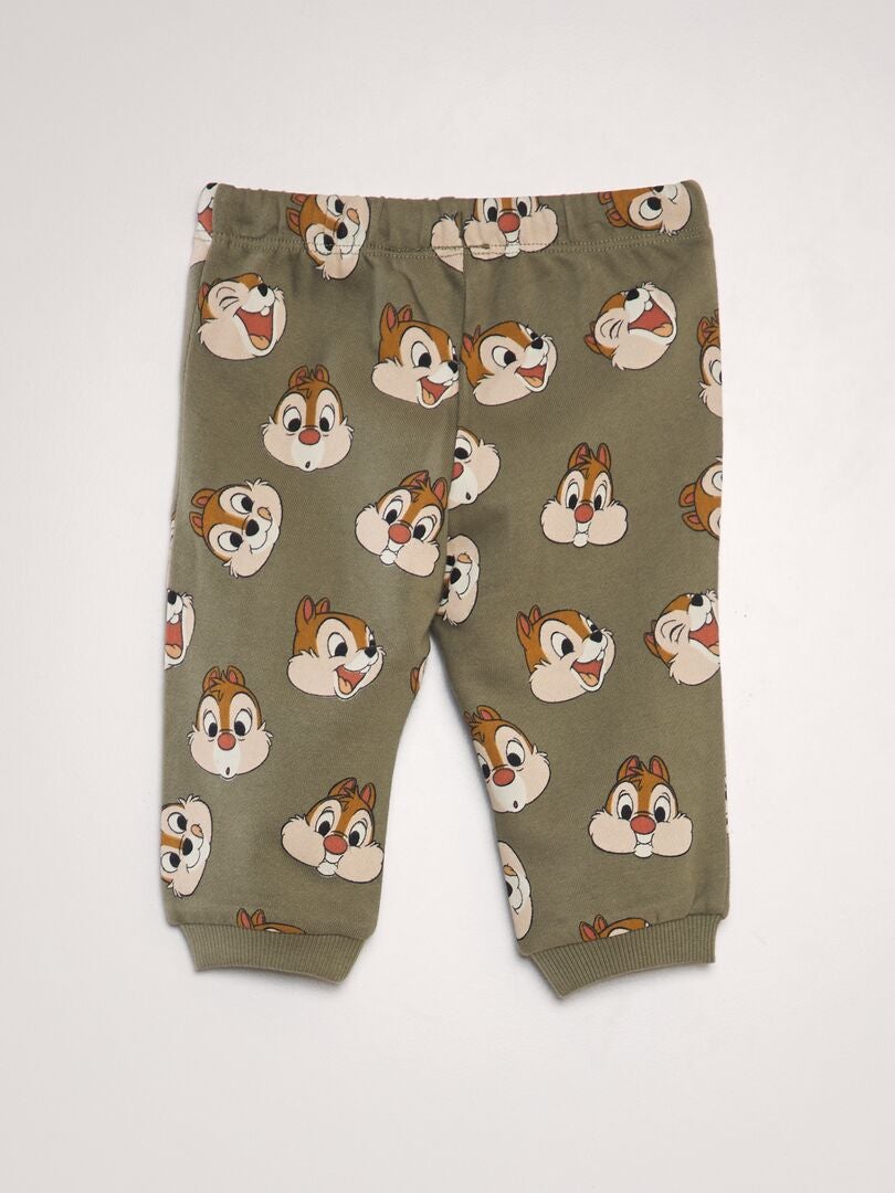 Pantalón de jogging estampado 'Chip y Chop' - VERDE