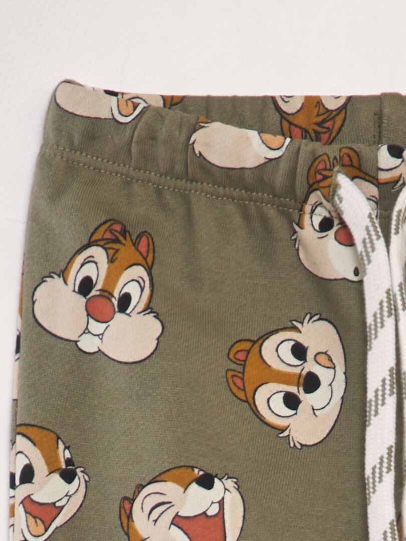 Pantalón de jogging estampado 'Chip y Chop' - VERDE