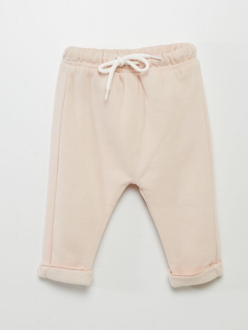 Pantalón deportivo corte sarouel - ROSA