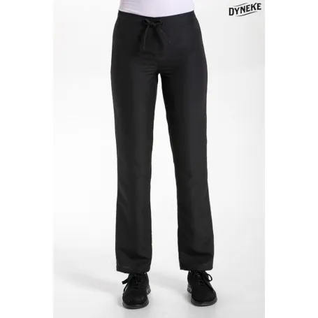 Pantalón lazo microfibra negro