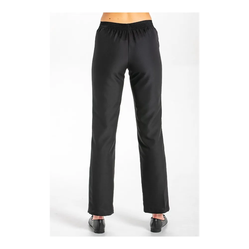 Pantalón lazo microfibra negro