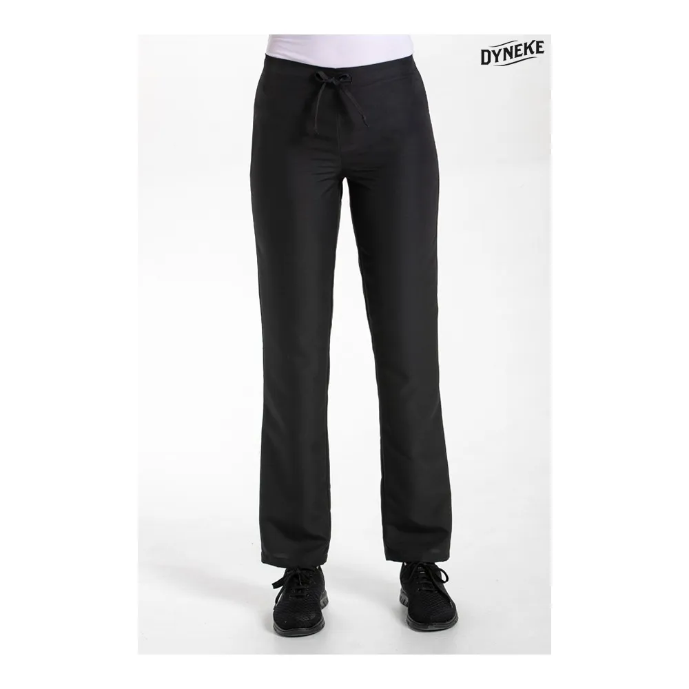 Pantalón lazo microfibra negro