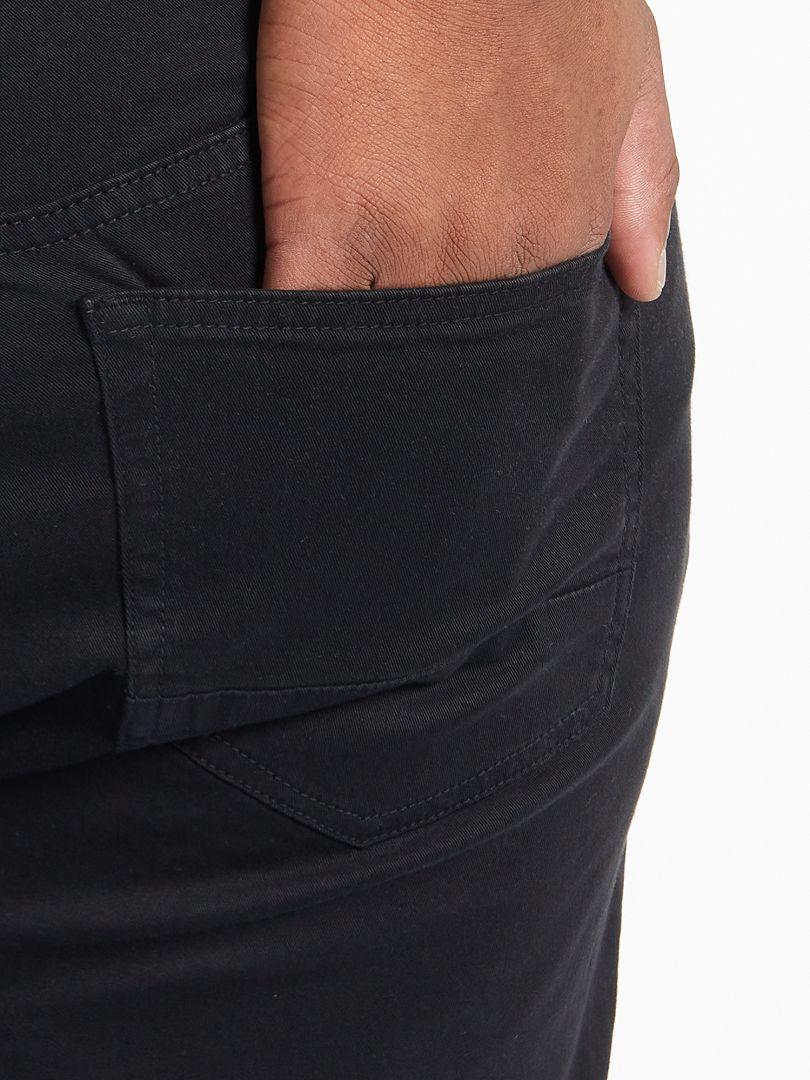 Pantalón slim L32 - Negro