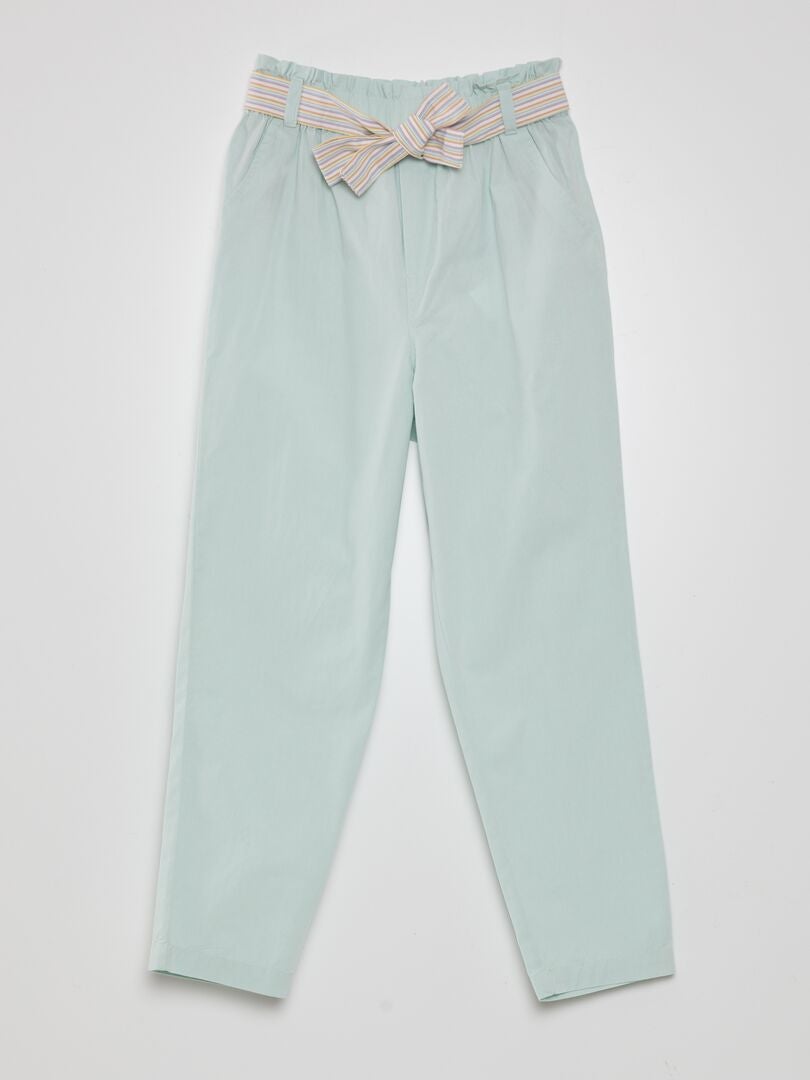 Pantalón tapered - BLANCO