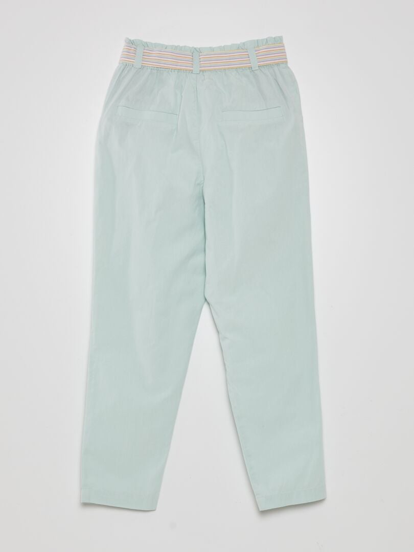 Pantalón tapered - BLANCO