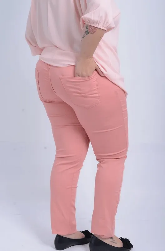 Pantalón Vaquero Colores Mujer Talla Grande