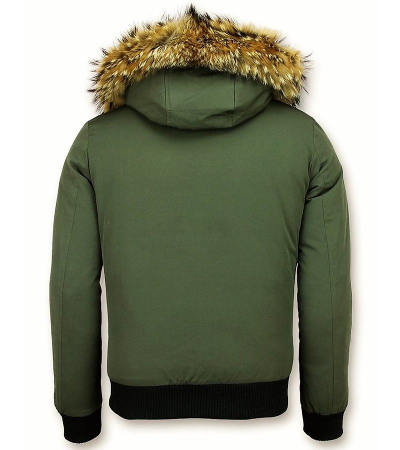 Parkas Hombre - Chaqueta acolchada hombre - Basic - Verde